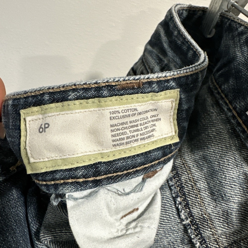 Loft Ann‎  taylor relaxed And Straight Jeans Wash Blue Size P6 - Picture 10 of 12